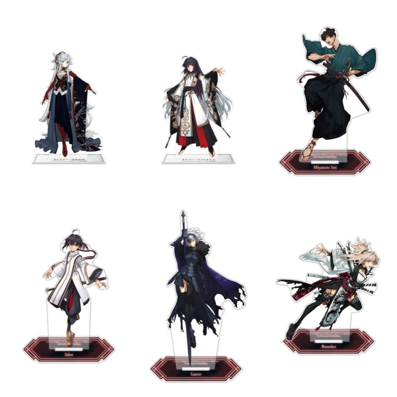 Fate Anime Merchandise - 15CM Anime Fate_Samurai Remnant Acrylic Keychains